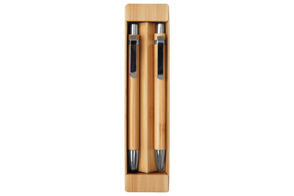SET DE BOLIGRAFO Y LÁPIZ MECÁNICO DE BAMBÚ "NAGANO DUO"