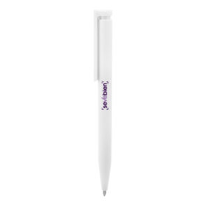 alt__promocional_publicitario_boligrafo_BP300_Blanco_Lateral_logo Bolígrafo "CROMA"