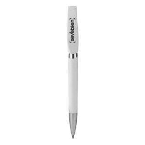 alt__promocional_publicitario_boligrafo_blanco_BP228_frente_logo-2 BOLIGRAFO "ELF" TINTA AZUL