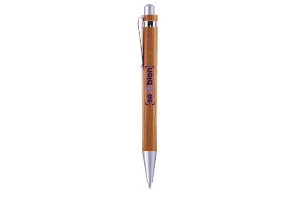 BOLÍGRAFO DE BAMBÚ "NAGANO PEN" TINTA AZUL
