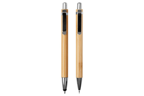 SET DE BOLIGRAFO Y LÁPIZ MECÁNICO DE BAMBÚ "NAGANO DUO"