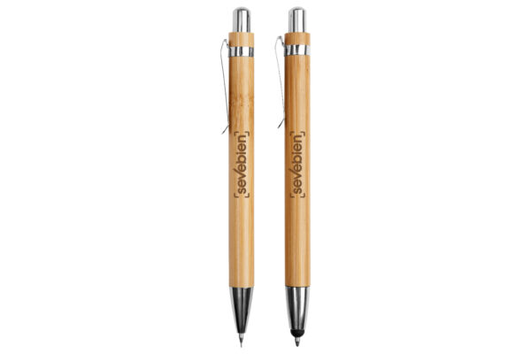 SET DE BOLIGRAFO Y LÁPIZ MECÁNICO DE BAMBÚ "NAGANO DUO"