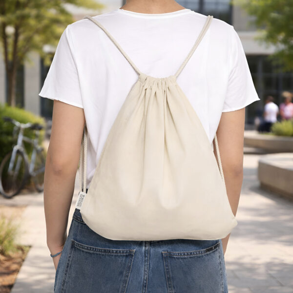 Bolsa mochila de algodón "CHILL"